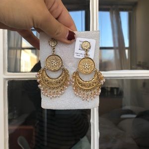 Indian gold earrings